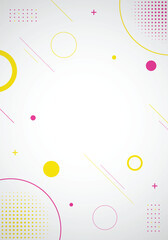 Obraz premium Colorful Geometric Abstract Background for Design Projects