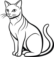 Cat silhouette vector designs 5