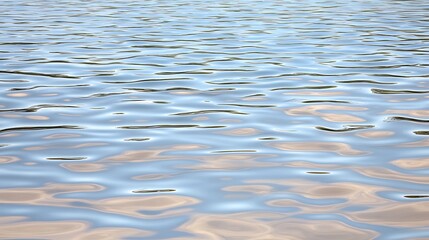 Rippled water surface reflecting light.