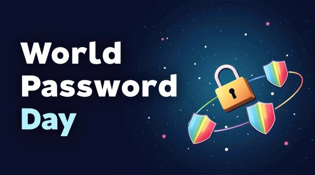 World password day awareness campaign online platforms infographic digital space informative cybersecurity tips