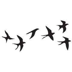 Flying Birds Silhouette