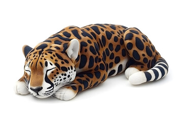 Obraz premium Jaguar Sleeping Peacefully in Nature