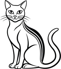 Cat silhouette vector designs 9