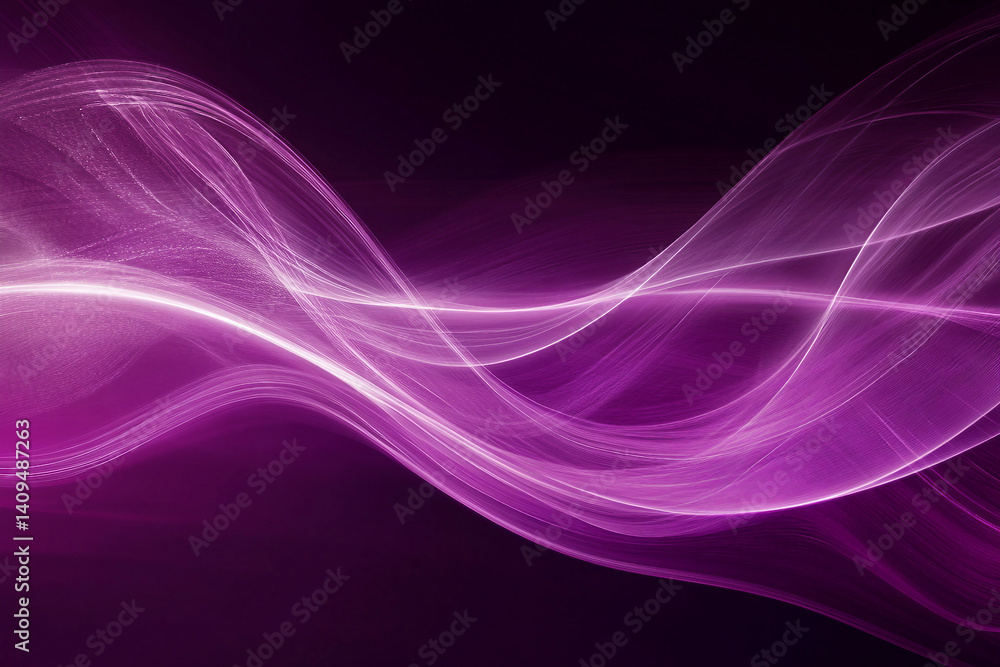 Aufkleber 3d creative abstract ultraviolet lights background created ai generative