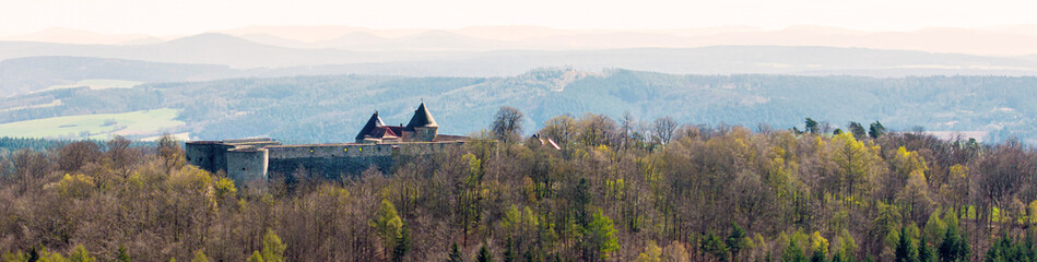 the german castle herzberg panorama