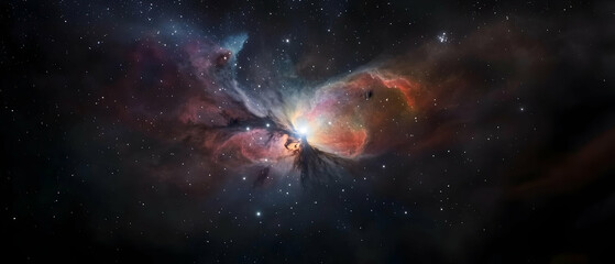 Fototapeta premium Cosmic Nebula Display