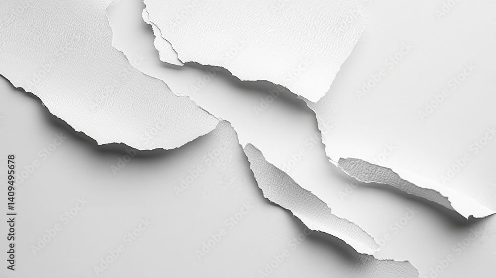 Poster textured white paper background with subtle creases and natural fibers for artistic and professional