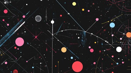 Brutalist abstract geometric shapes and grids. Brutal contemporary figure star oval spiral flower and other primitive elements. Swiss design aesthetic. Bauhaus memphis design.