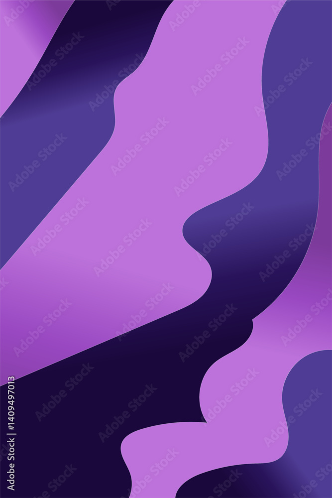 Poster two-color wave technology background with place for text. design template for your beautiful backgro