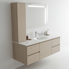 Fototapeta premium modern bathroom interior