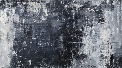 Obraz premium Abstract grunge black and white distressed texture background