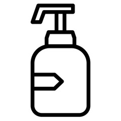 Bottle Container Soap Line Icon
