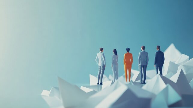 creative business meeting brainstorm ideas sharing team of marketing business staff standing discuss find a solution of problem for new project startup business ideas concept