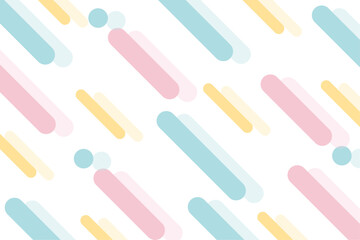 かわいいメンフィスデザインの背景イラスト