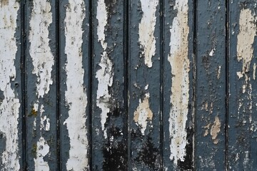 Fototapeta premium Dark Grey Weathered Wooden Planks Texture Background