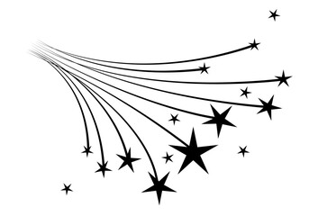 Black speed lines for elements Comic on a white background. Motion effect for your design. Black lines on a white background. Set of traffic sign