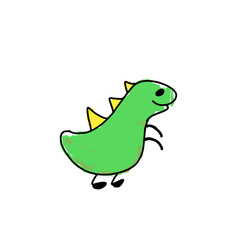 Cute Cartoon Dinosa