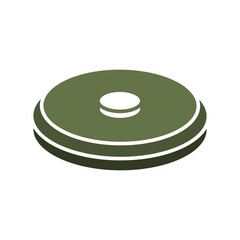Land Mine icon vector design templates simple and modern