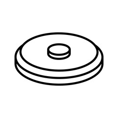 Land Mine icon vector design templates simple and modern