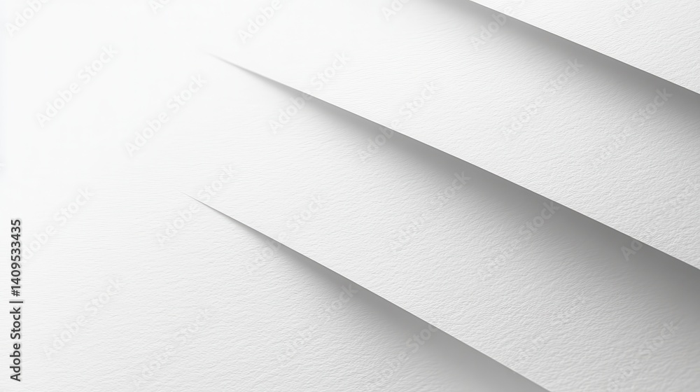 Poster textured white paper background with subtle creases and natural fibers for artistic and professional