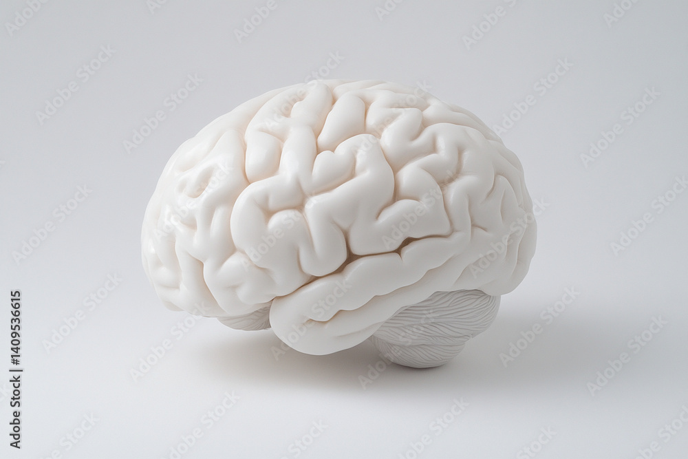 Aufkleber bright abstract representation of brain activity reflecting chaotic thoughts and emotions in a creat