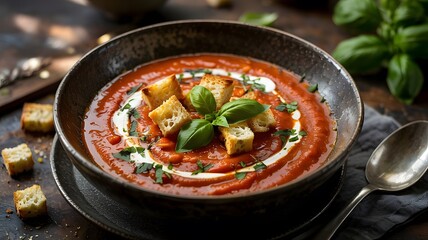 View of delicious food dish