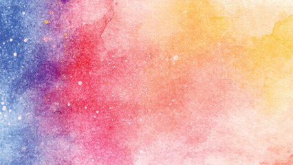 Hand painted colorful watercolor background