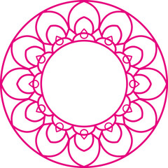 Mandala Decorative Frame