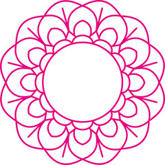 Mandala Decorative Frame