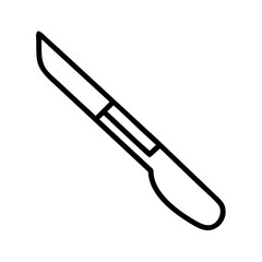 Scalpel surgical blade incision medical surgery tool dissection knife healthcare instrument scalpel