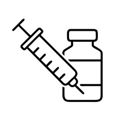 Injection vaccine syringe medical health care treatment immunization dose vaccination shot drug vial