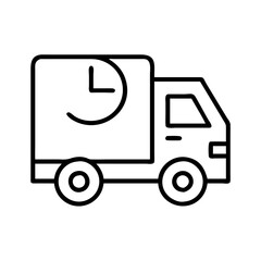 Delivery truck shipping fast delivery service time delivery express delivery logistics transport vehicle