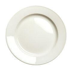 Empty white plate png
