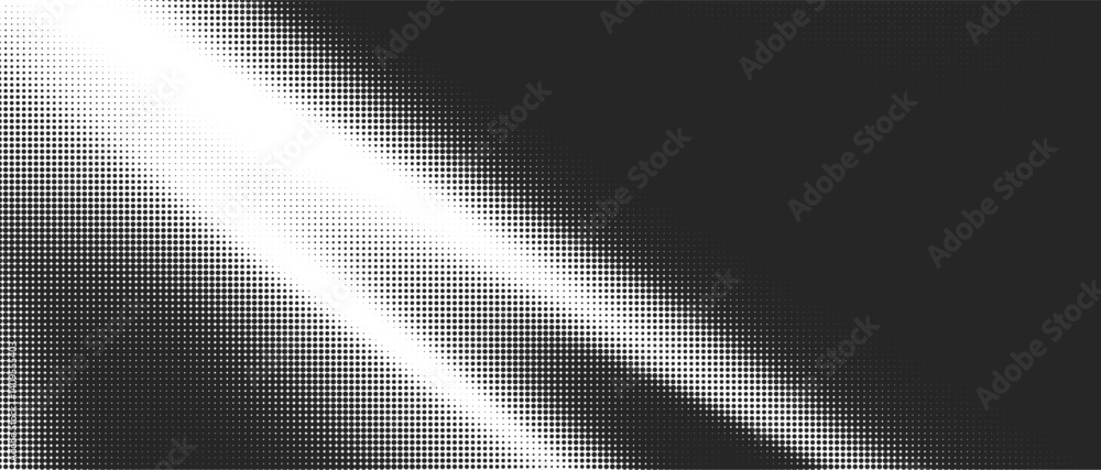 Aufkleber Seamless Cartoon Dot Pattern With Gradient Effect On Vector Background Featuring Abstract Overlay And Pixel Texture Ideal For Print Or Web Graphic Design Projects.