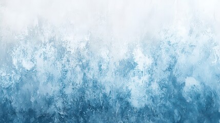 Fototapeta premium Frosty windowpane texture displays intricate ice patterns.