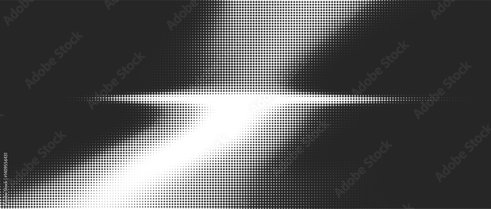 Poster retro cartoon grid with dot and pixel overlay effect featuring subtle grainy texture for vintage pop