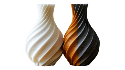Stunning 3D Printed Vase Modern Home Decor Elegant Table Centerpiece Artistic Interior Design Element