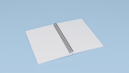 Spring Notes Mockup