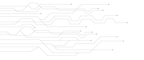 Grey technology background in processor style 