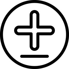 Diff Add Outline Style Icon