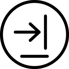 Tab Outline Style Icon