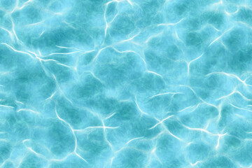 Serene turquoise water shimmering under sunlight peaceful aquatic scene