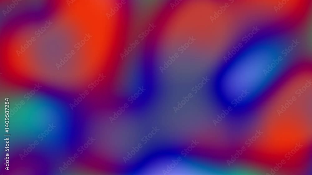 Leinwandbilder Liquid loop animation. Fluid colorful liquid gradients video. Modern abstract gradient shapes composition. Minimal footage cover design. Futuristic design. stock