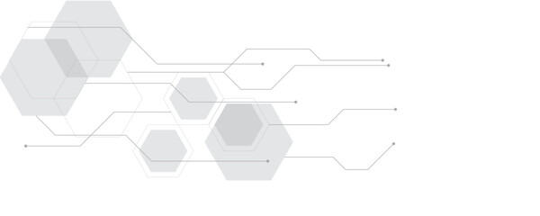 Abstract white gray digital technology futuristic circuit board background design.