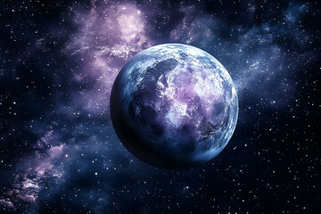 Obraz premium Earth's ethereal beauty in the cosmos.