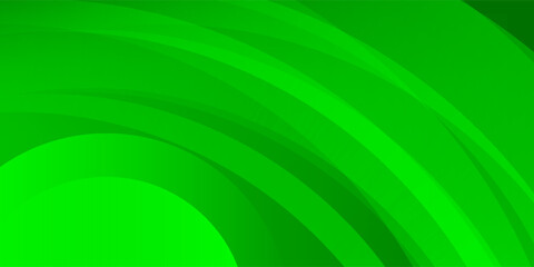 Abstract green curve background. Art and Illustration