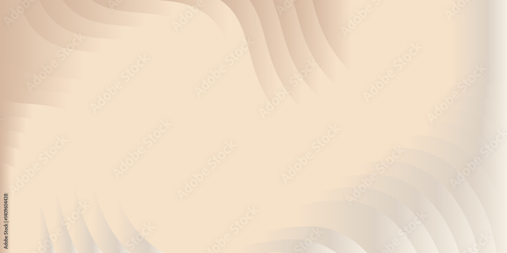 Poster abstract modern smooth soft color paper gradient wavey curve line shadow minimal concept texture whi