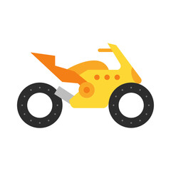 Motorbike flat icon