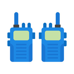 Walkie talkie flat icon