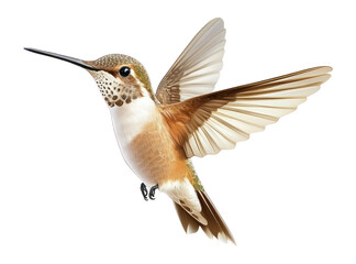 Fototapeta premium PNG Hummingbird illustration flying wildlife.